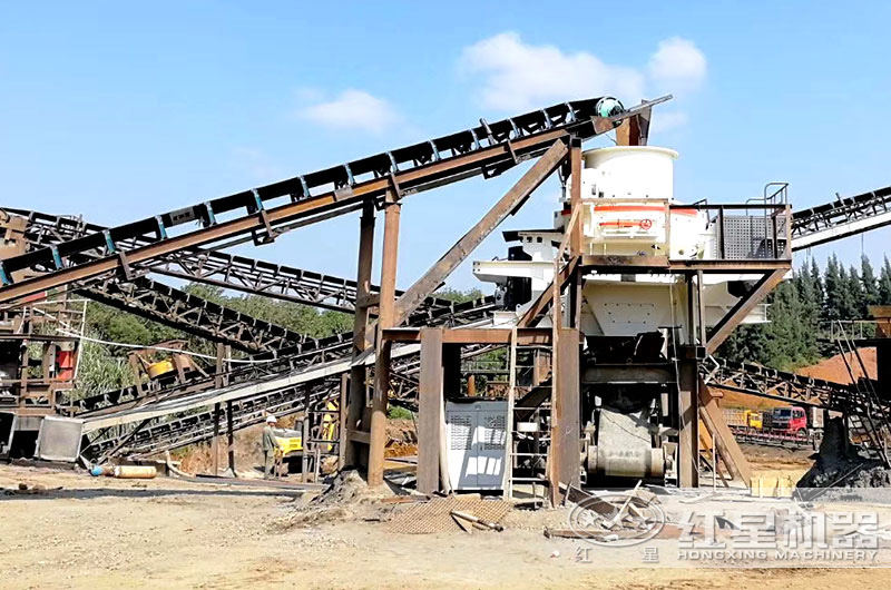 制砂機(jī)成品粒型好，成品多用于建筑工程，道路基建